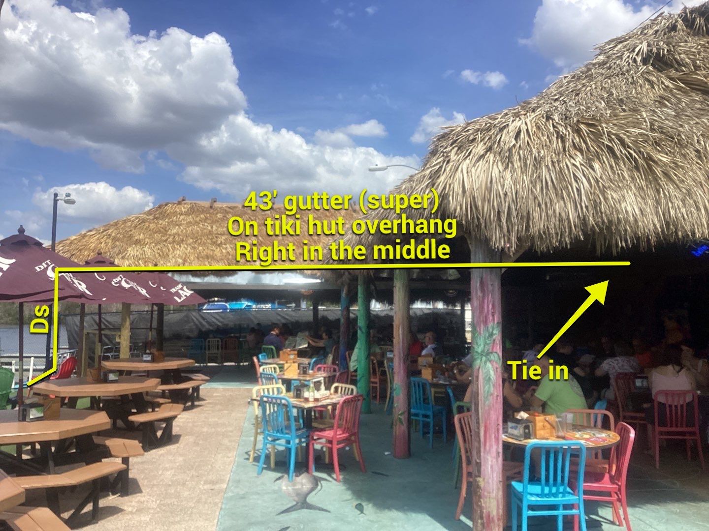 Brown 6-Inch Seamless Gutters Installed in Matlacha FL by Gutter Professors