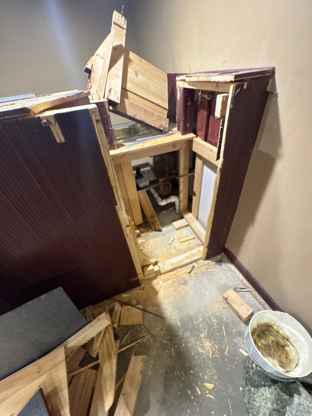 Project in West Bloomfield by EzDry Water Mitigation & Property Restoration