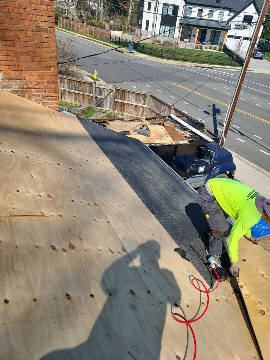 Arlington CertainTeed Landmark Pro Roof in Max Def Moire Black by RM Banning, Inc.