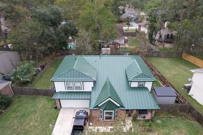Standing Seam Metal Green