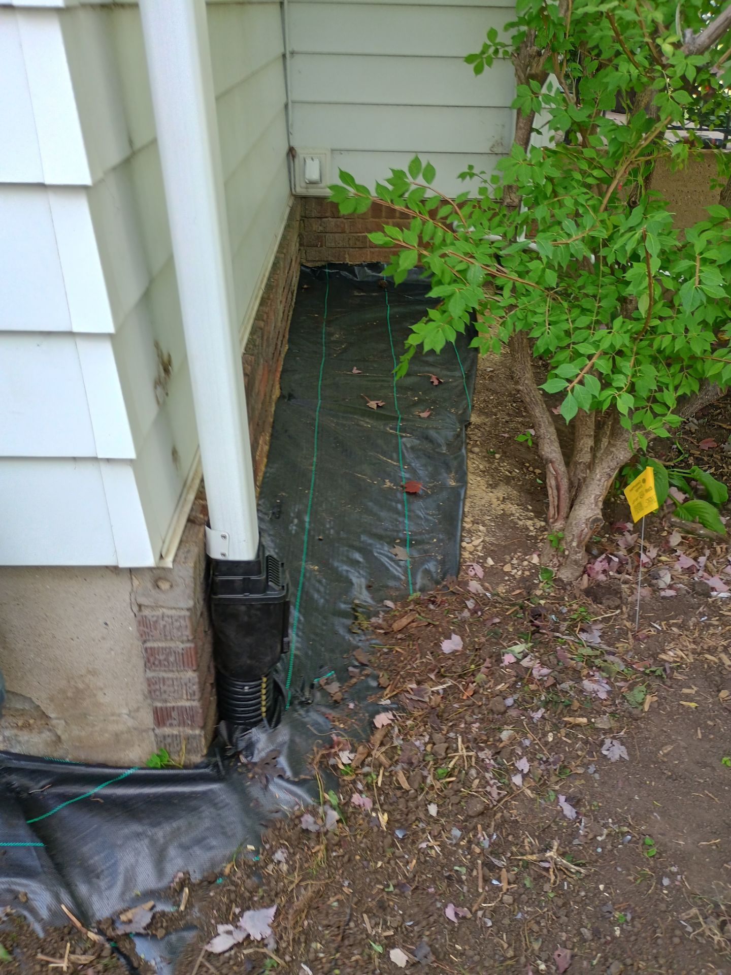French Drain Installation for Michael by Waterproofing Northeast