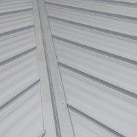 .032 Aluminum 1.5" Snap-Lock Silver Metallic  by Total Roofing System The Metal Roof Experts