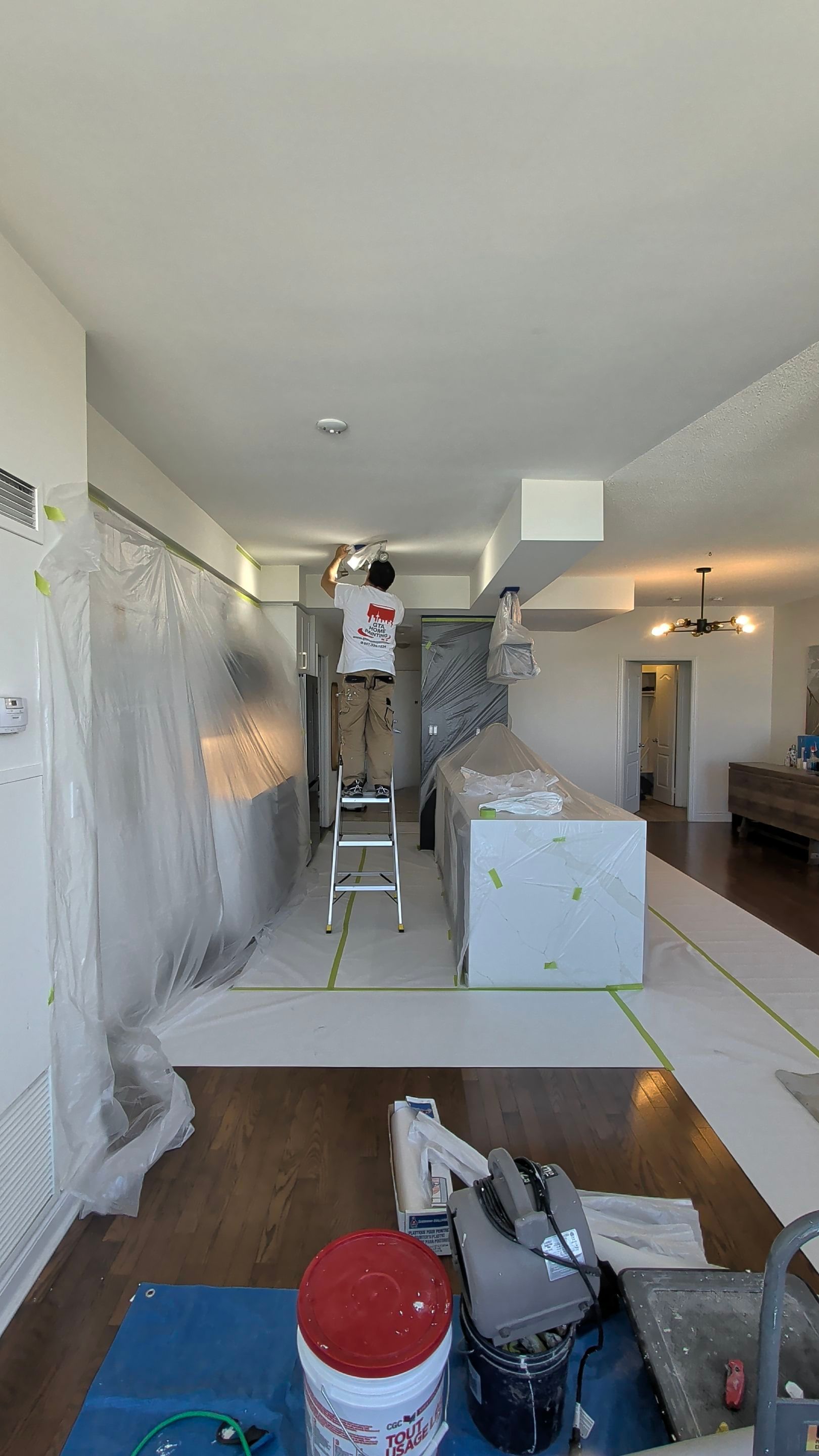 Interior Painting a Modern Condo by GTA HOME PAINTING
