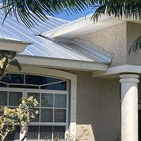 24ga 5V Crimp Mill Finish  by Total Roofing System The Metal Roof Experts