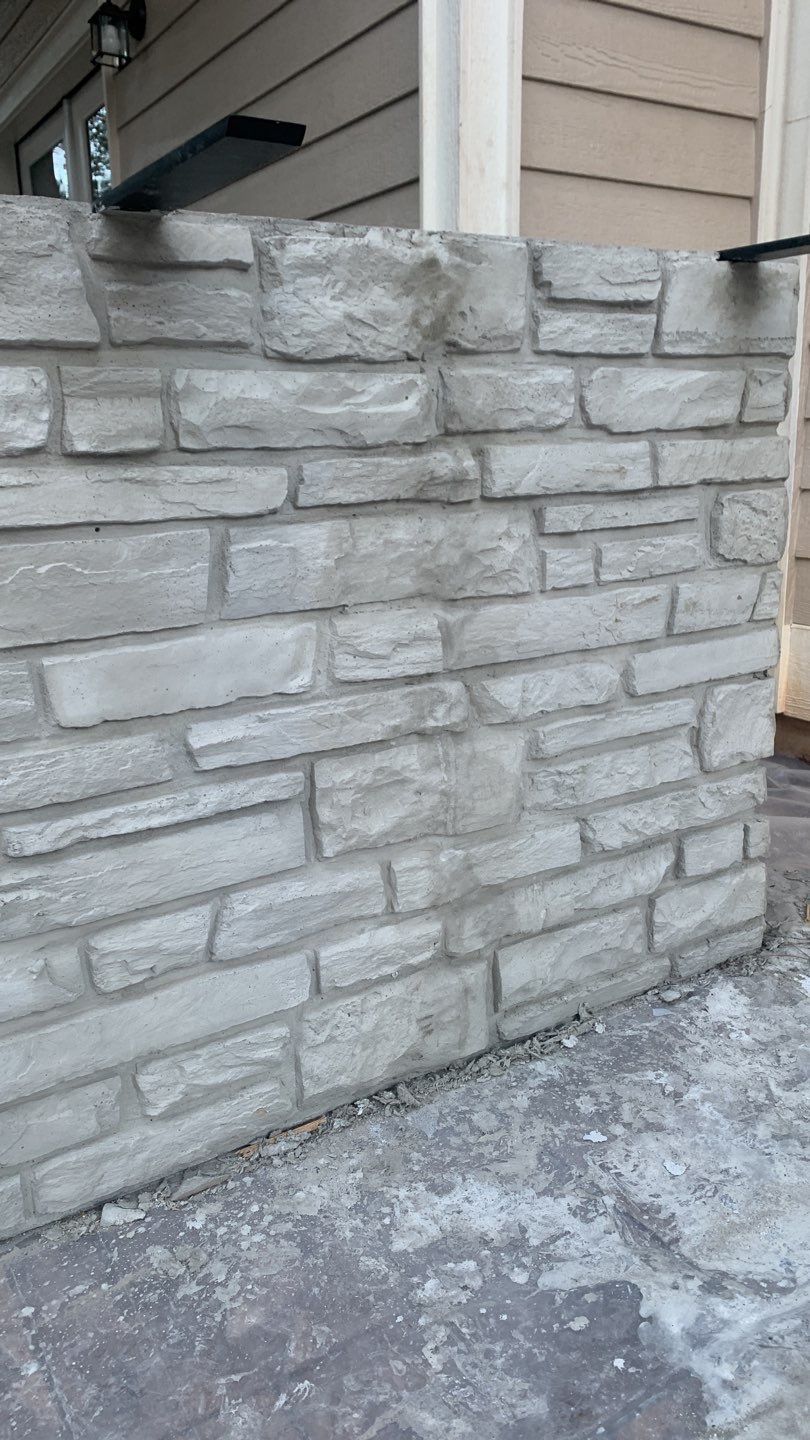 Outdoor Kitchen using Clifrock Panels by Xtreme Concrete Services