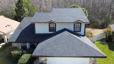 Residential roof in Hunter's Creek