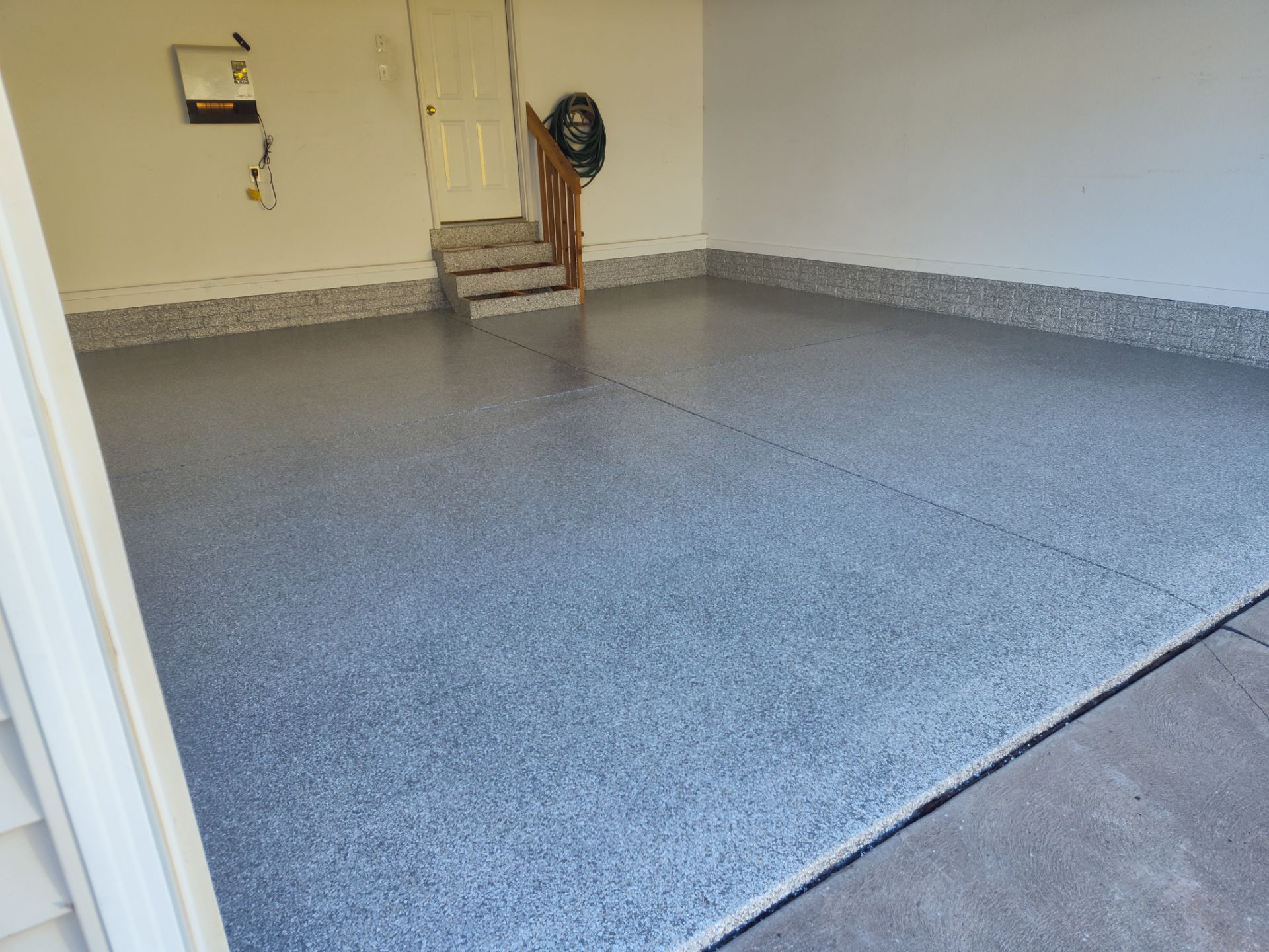 Garage Floor Coating using Polyaspartic by Revival Concrete Coatings