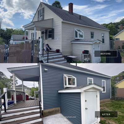 Full Siding Replacement in Manchester, NH Using CertainTeed Siding Products