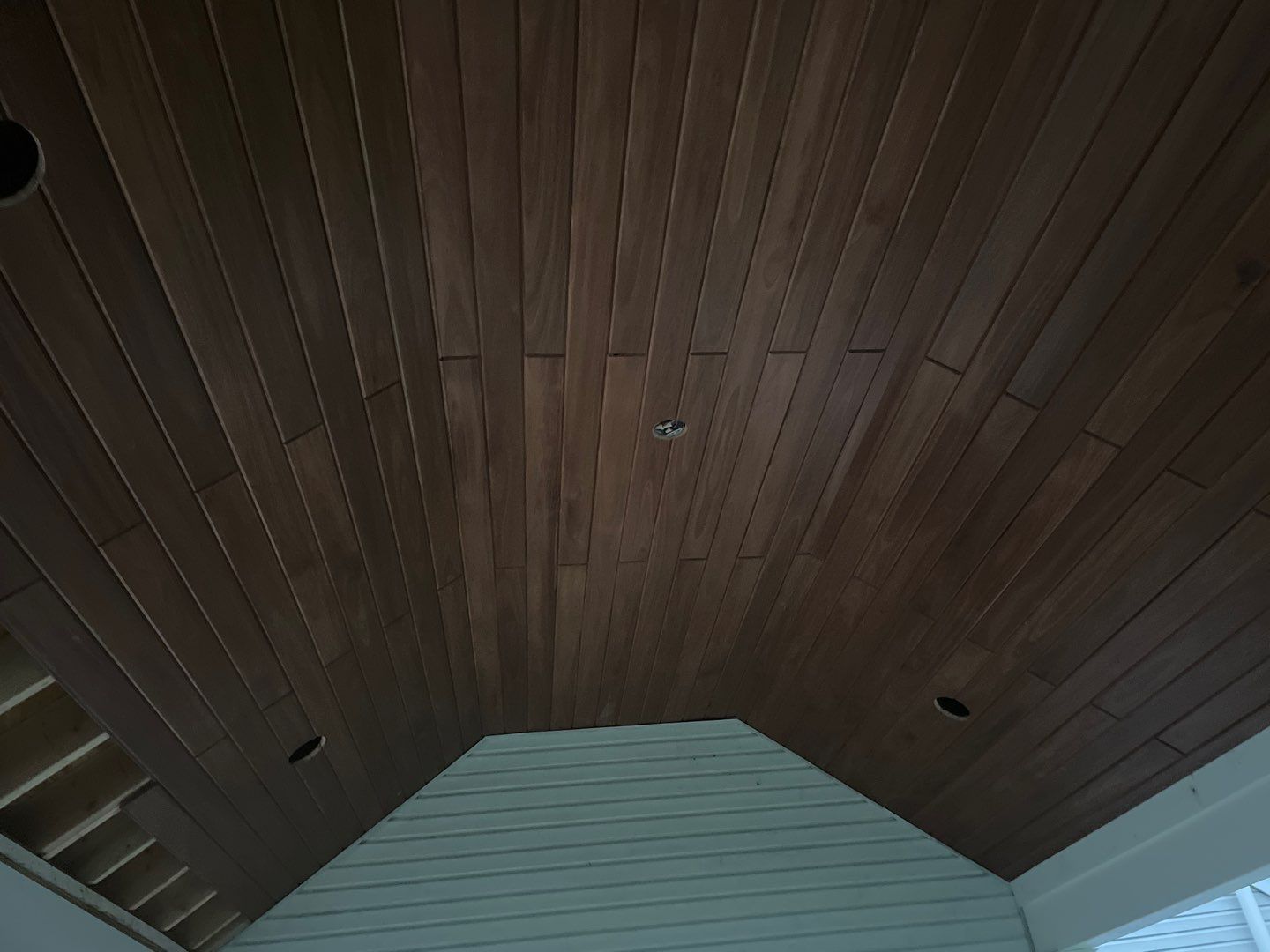 New deck With A frame porch In Morrisville PA by deck guardian