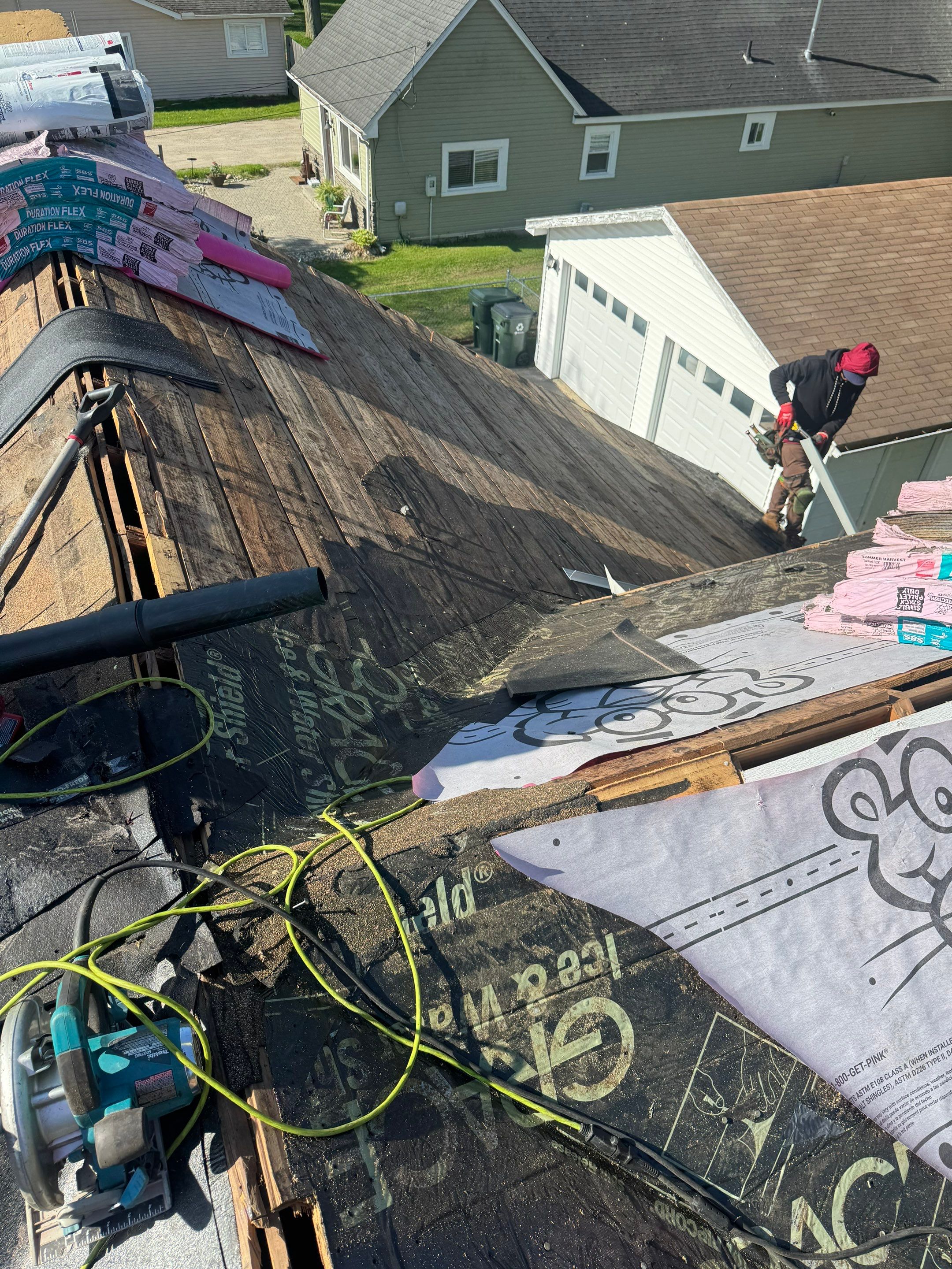 Roof Replacement using Owens Corning Duration Flex by 180 Contractors