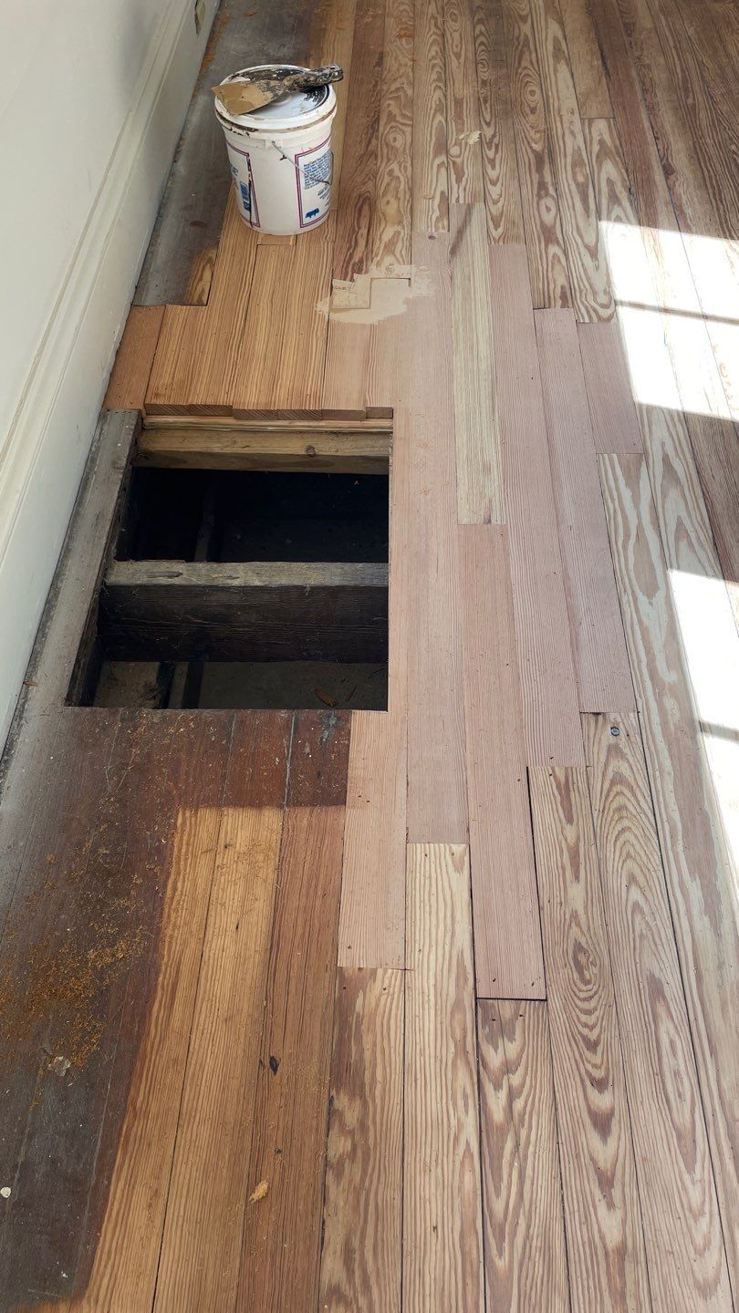 97 Year Old Heart Pine by Footprints Floors of East Atlanta