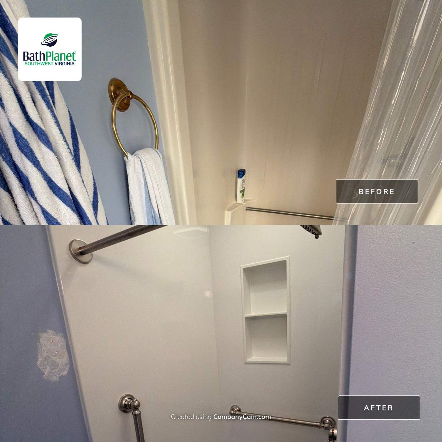 Shower Stall - Kit vs Custom by BathPlanet SW Virginia