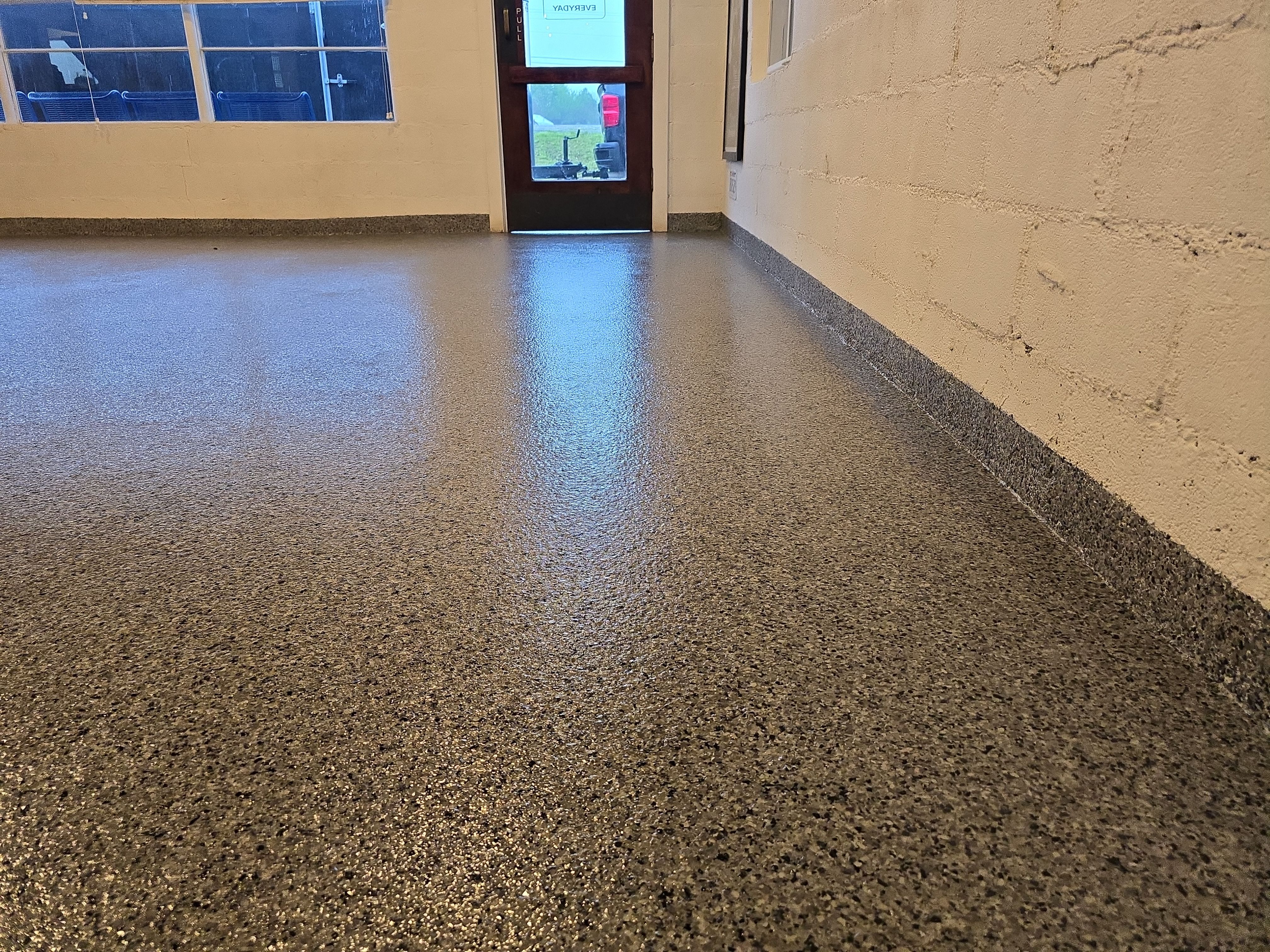 Check it out! Steelwheel Corner gets a new floor! by Elite Floor Solutions