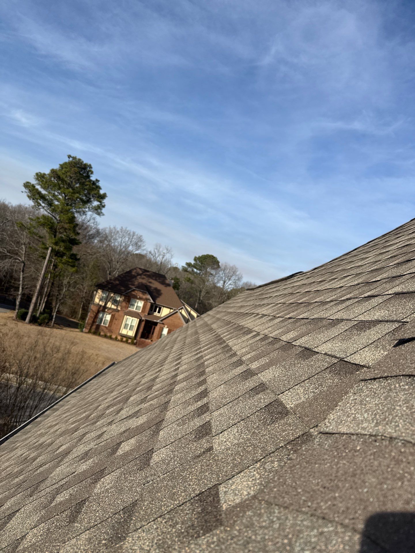 Roof Replacement in Alabaster (Weathered Wood) by The Roofing Dudes
