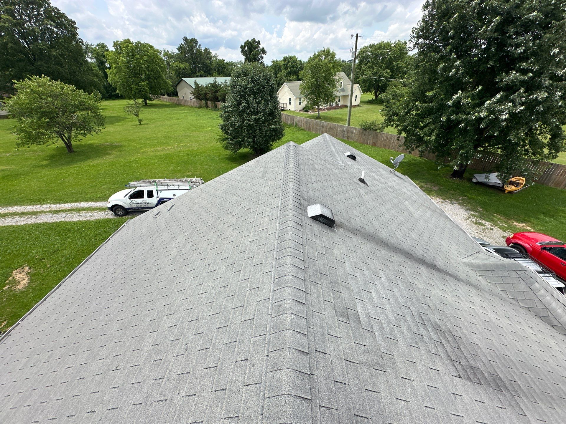 Solid Hail Damage - 3 Tab by Paragon Roofing
