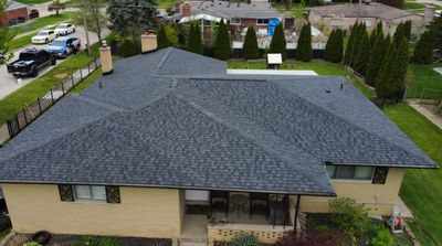 Residential Roofing Installation using Landmark Pro - Black