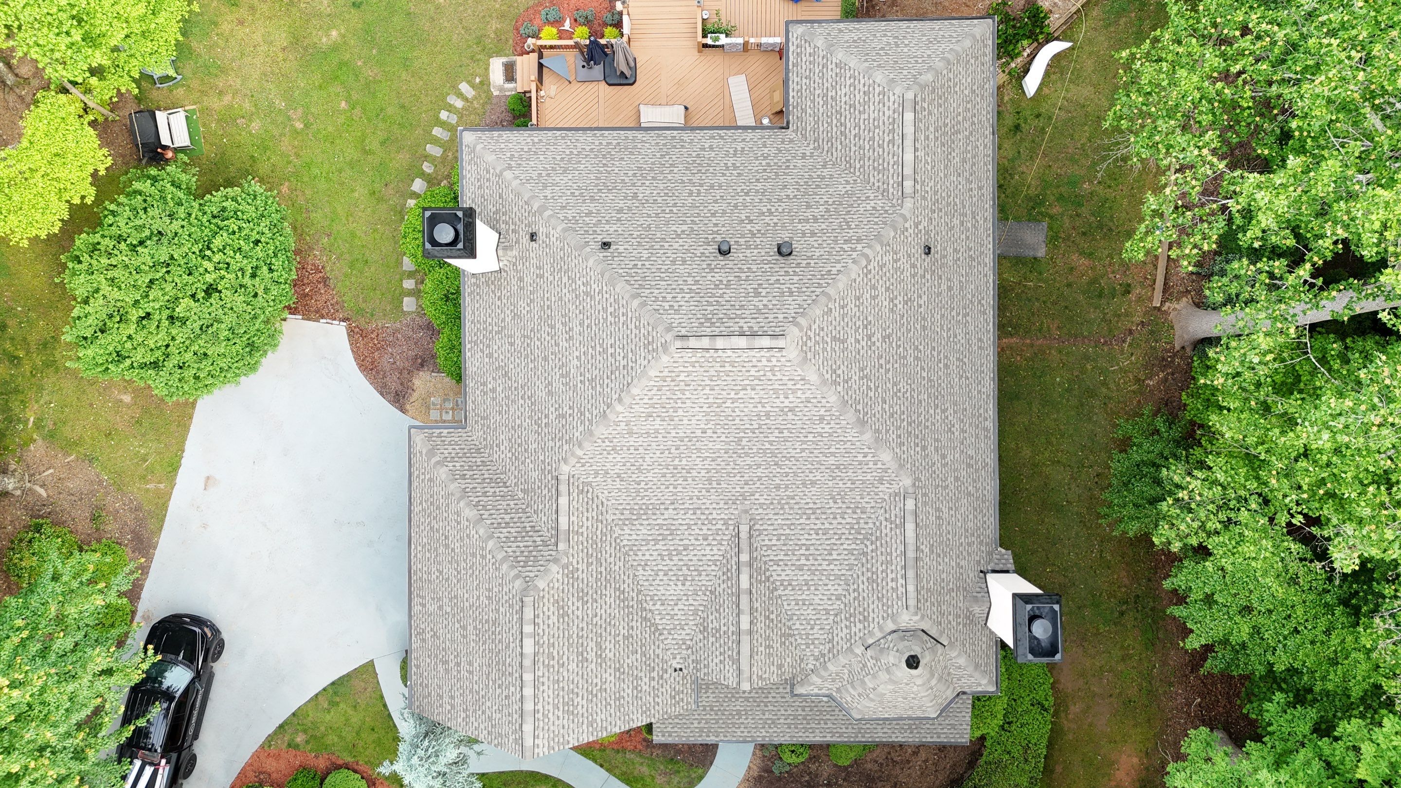 Alpharetta, GA Roof Replacement, GAF Timberline Ultra HDZ Weathered Wood by Reset Roofing