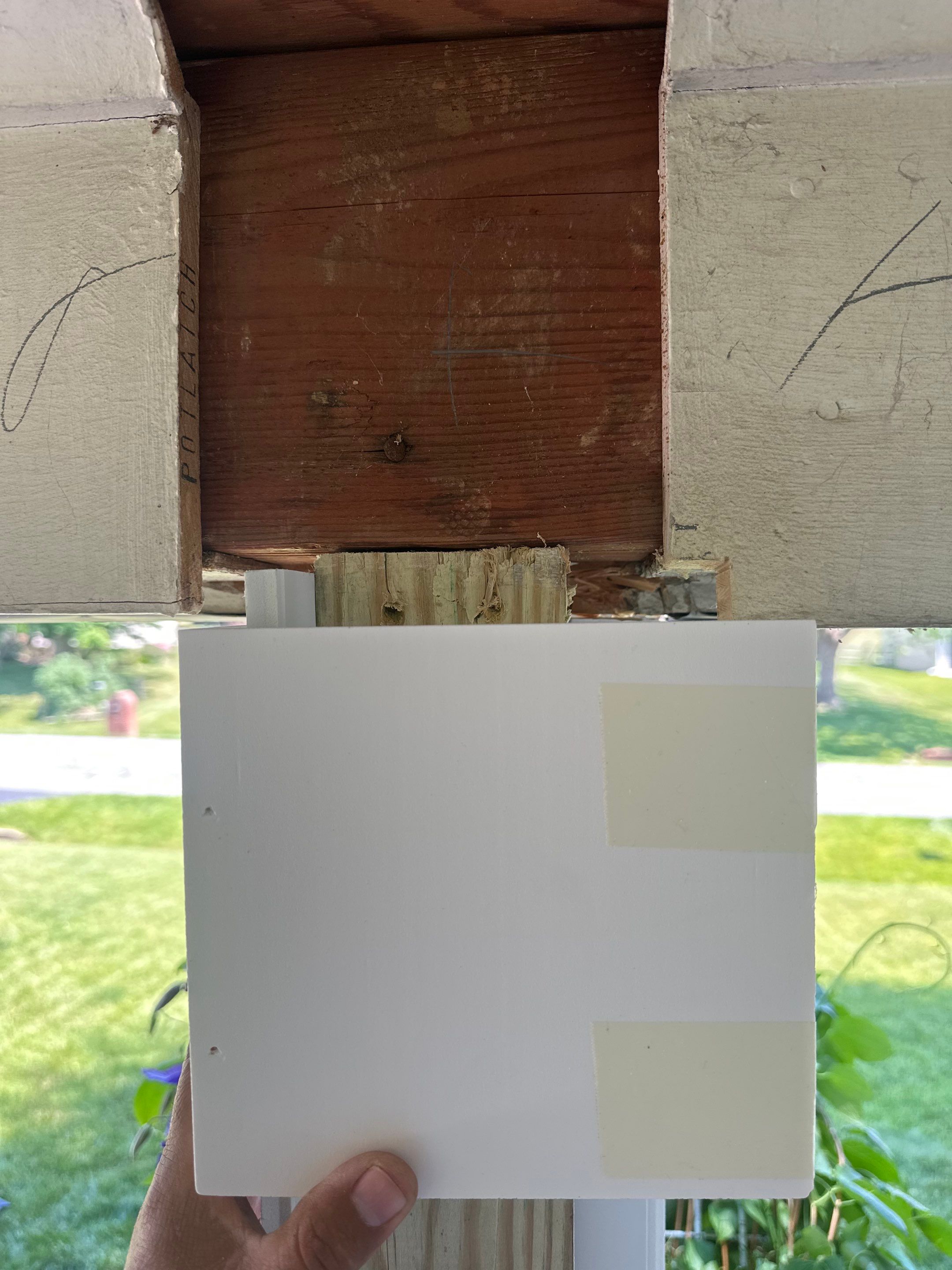 New Bilco doors to basement & new front porch posts by The Smet Companies, LLC