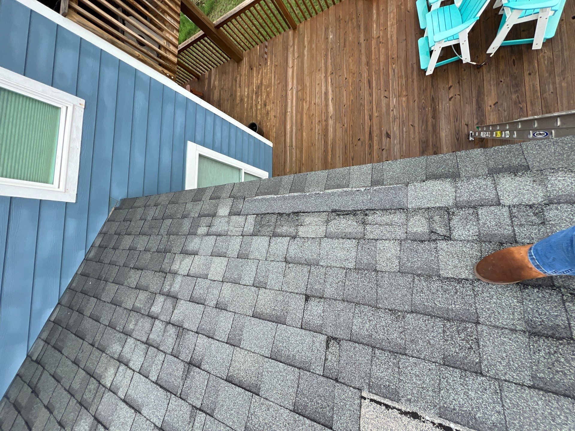 Hail Damage using Owen's Corning Duration (Lifetime) Shingles by Roof Repair Company