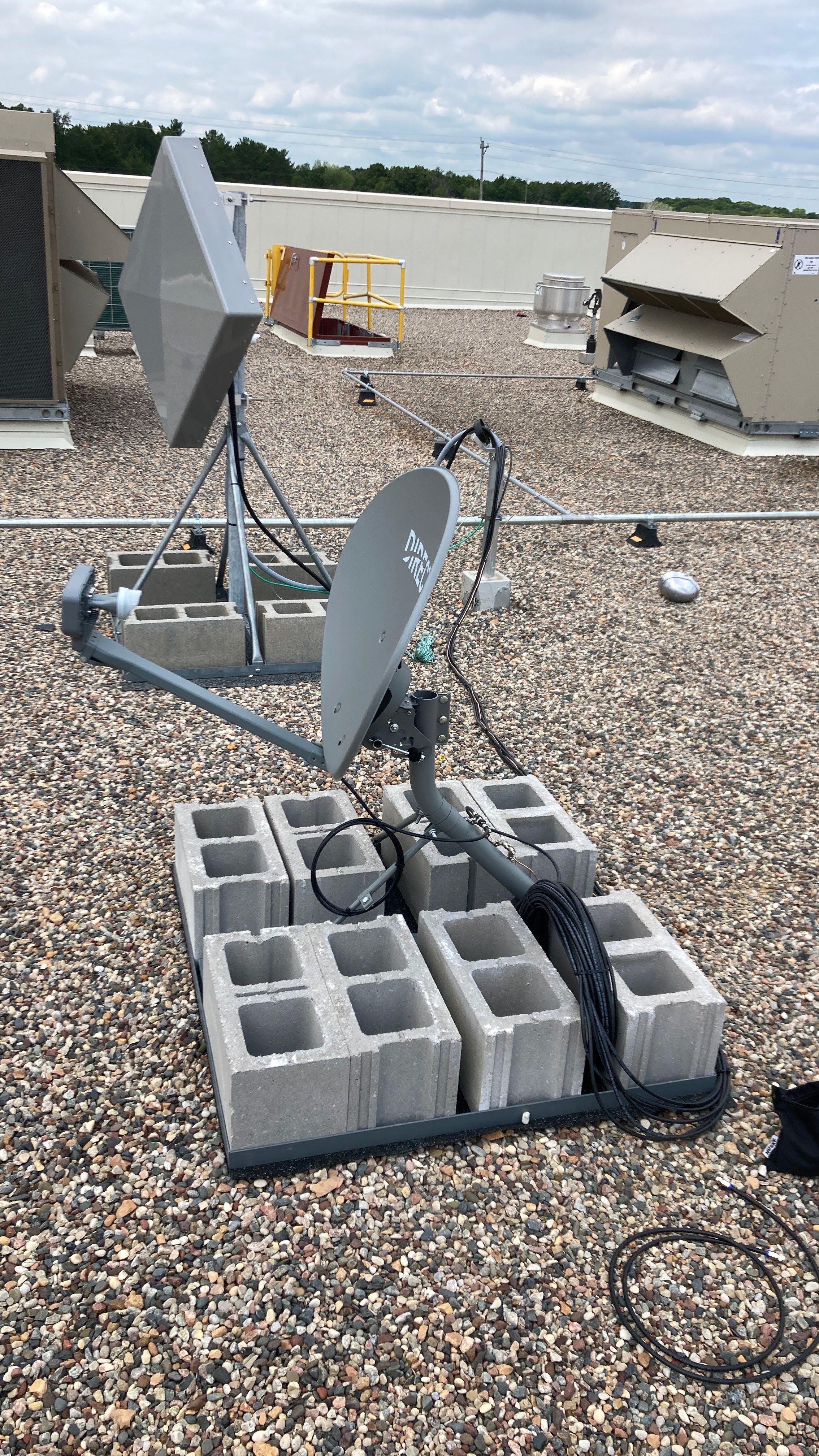 Athletic Court Directv Install by AVSi