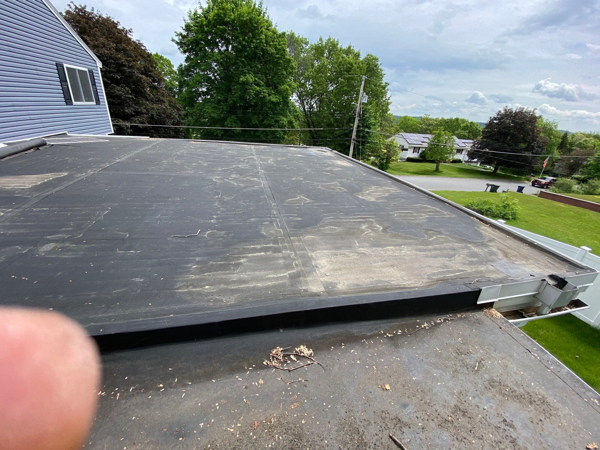 EPDM Flat Roof Installation + Seamless Gutter Upgrade by Mighty Dog Roofing of Greater Middlesex County