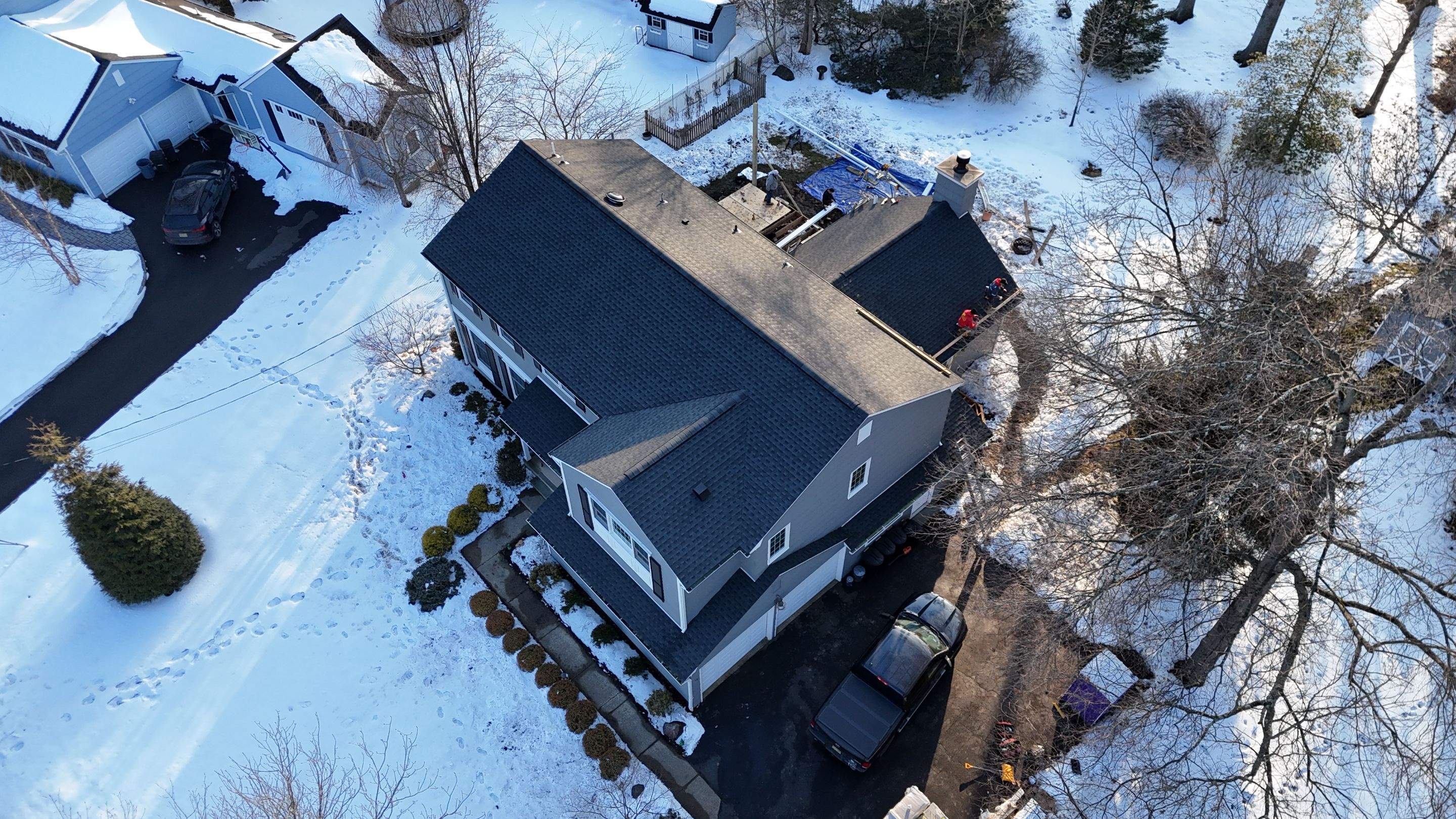 Roof Project in Florham Park, NJ. by All State Home Improvement Inc.