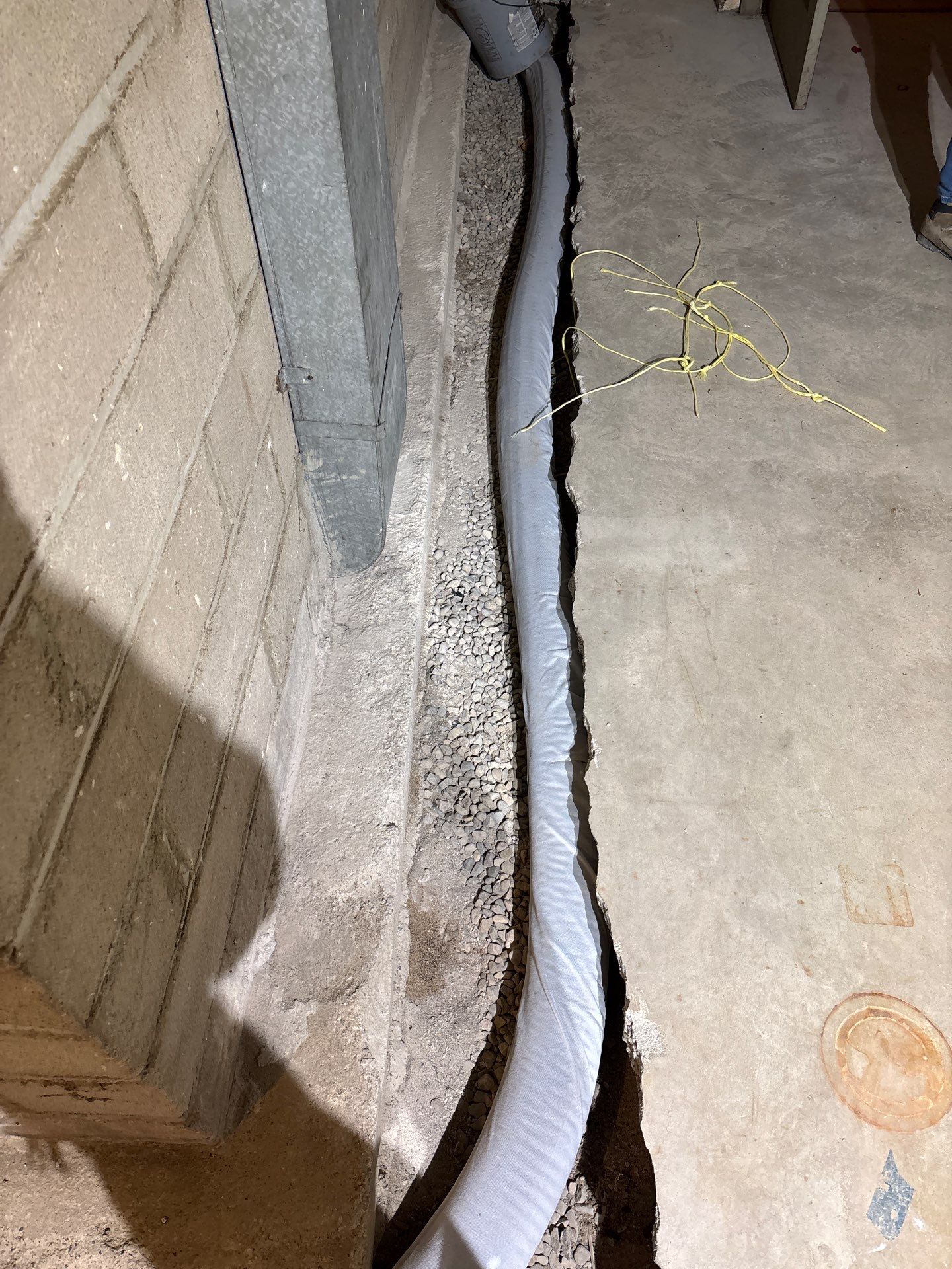 Drain Tile in South Minneapolis by Waterproofing Northeast
