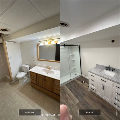 Basement Bathroom Update