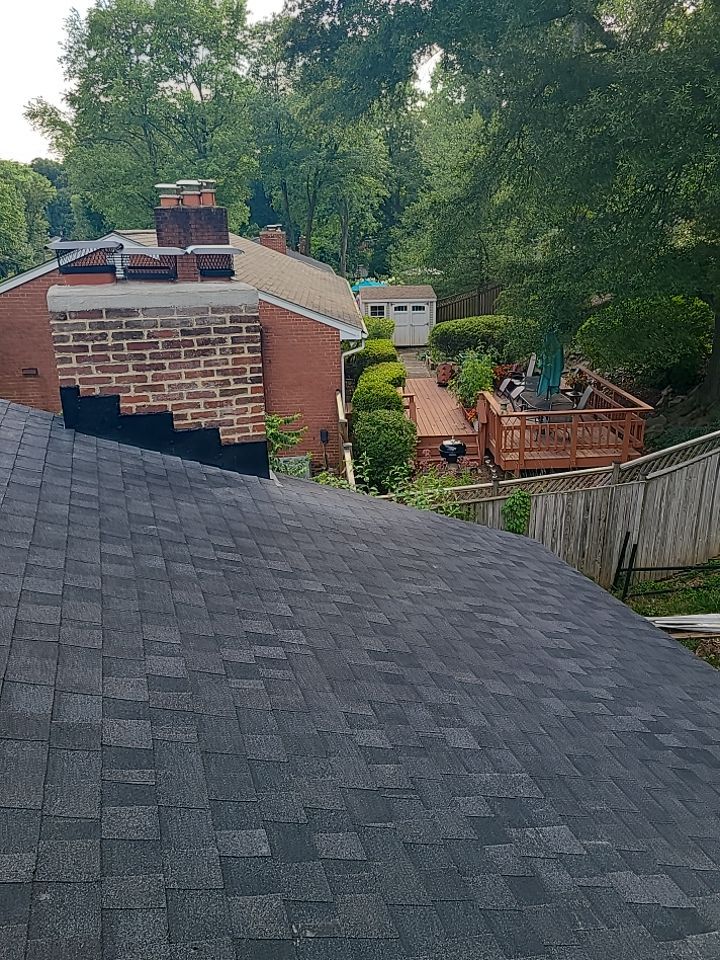Springfield Tree Damage Restoration: CertainTeed Landmark Designer Shingles in Charcoal Black by RM Banning, Inc.