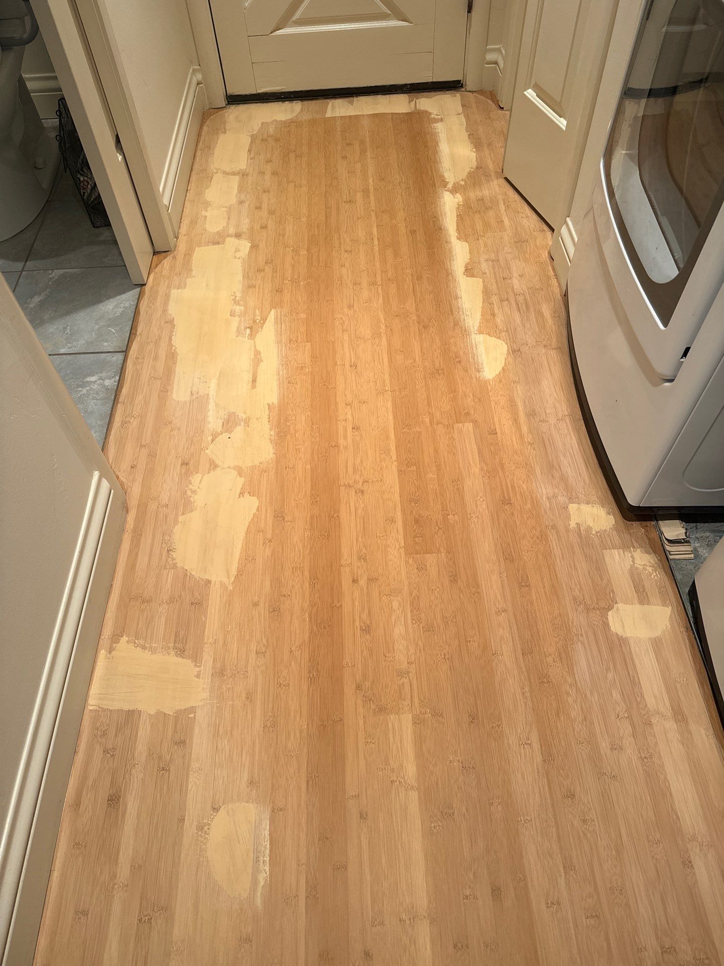 Bamboo Floor Refinish in Fair Oaks by Footprints Floors South Sacramento