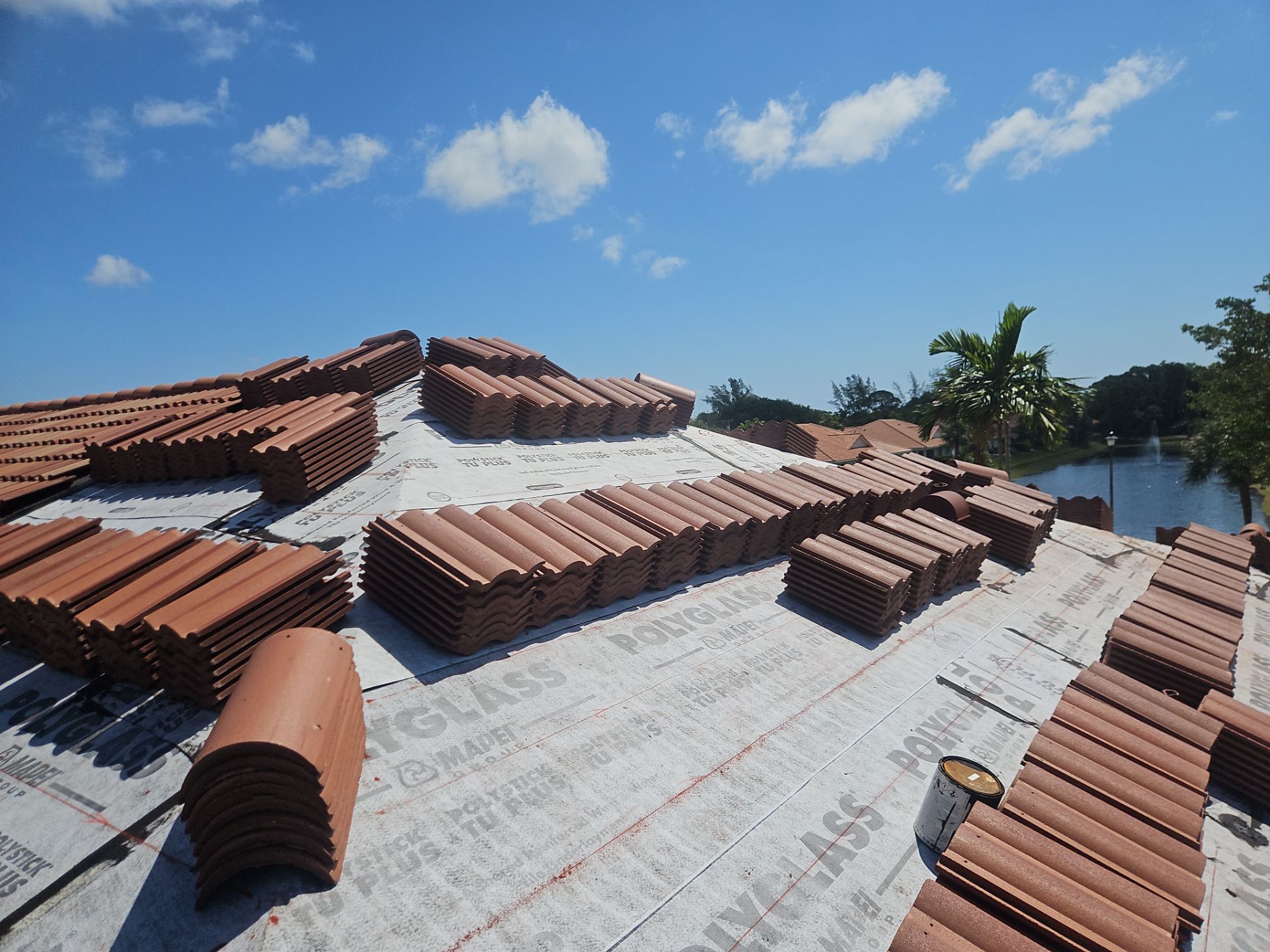 Residential Roofing Installation using WestLake Roofing Tile by BLUES BROTHERS ROOFING