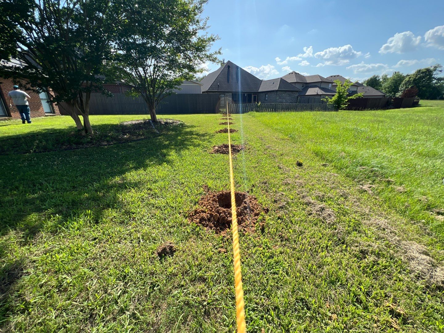 Lake View - Fence by Pillar and Pine