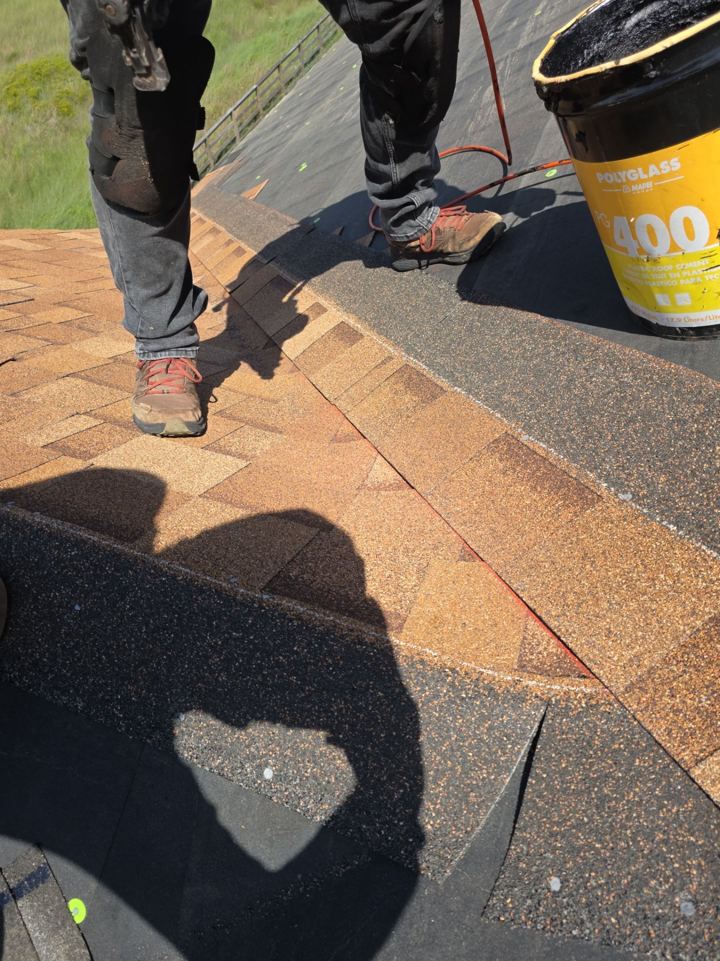 We Aint Scared of heights  by Bayfront Roofing and Construction
