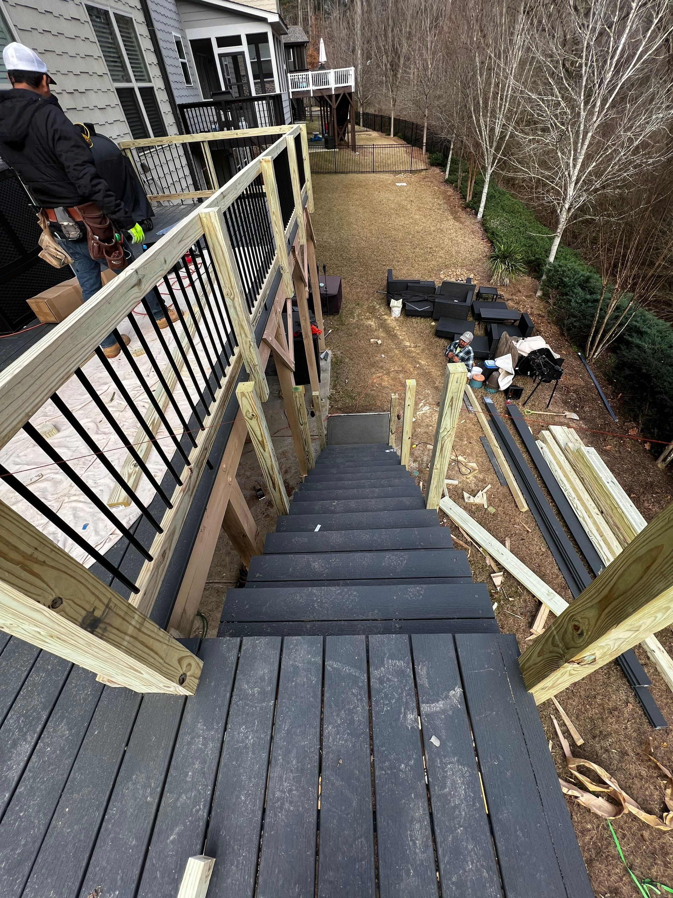Composite Deck and Underdeck Porch Installation in Smyrna by Swift Home Renovations