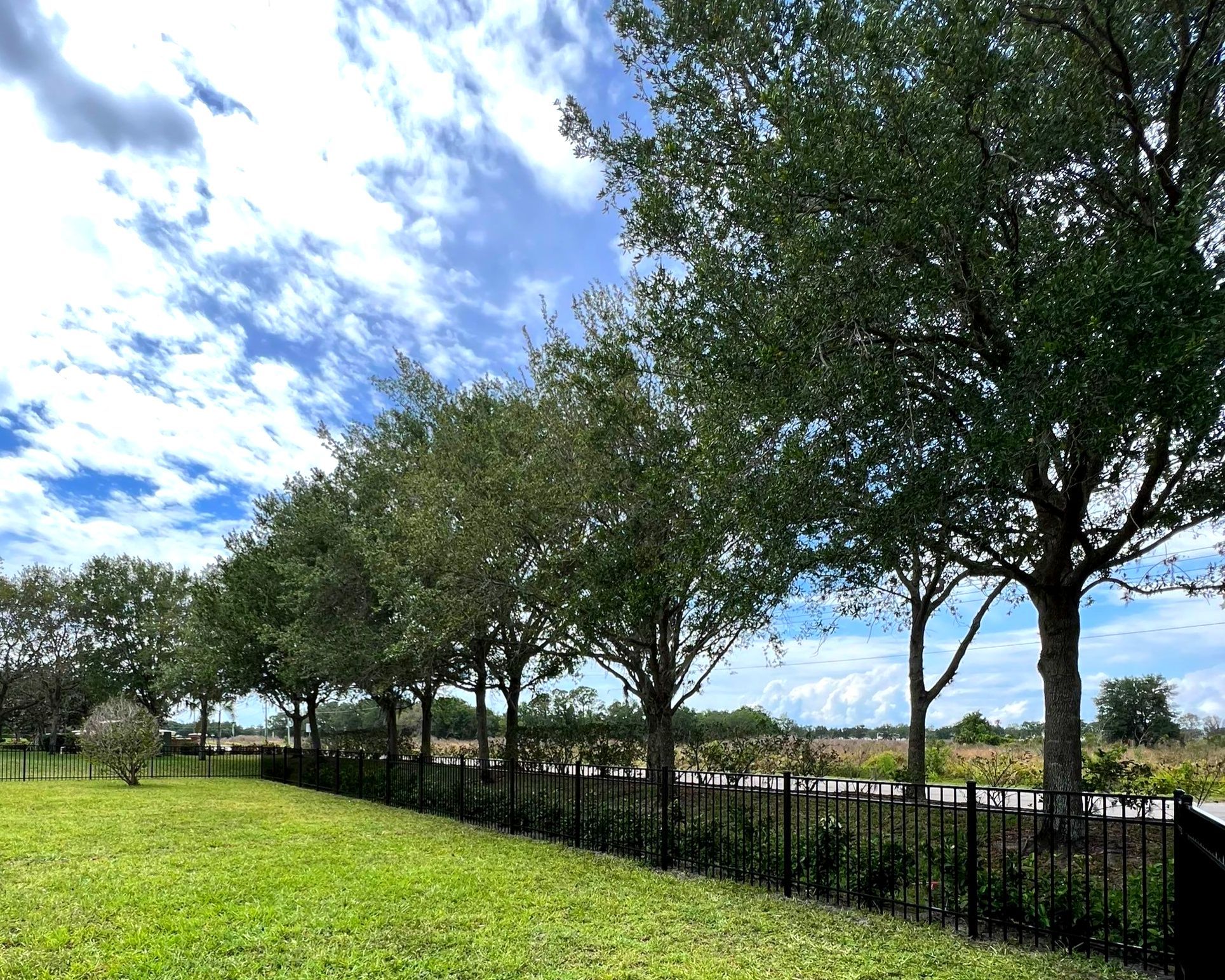 Aluminum Fence Installation using Black 3 Rail Aluminum Fence by Asap fence and gates, LLC