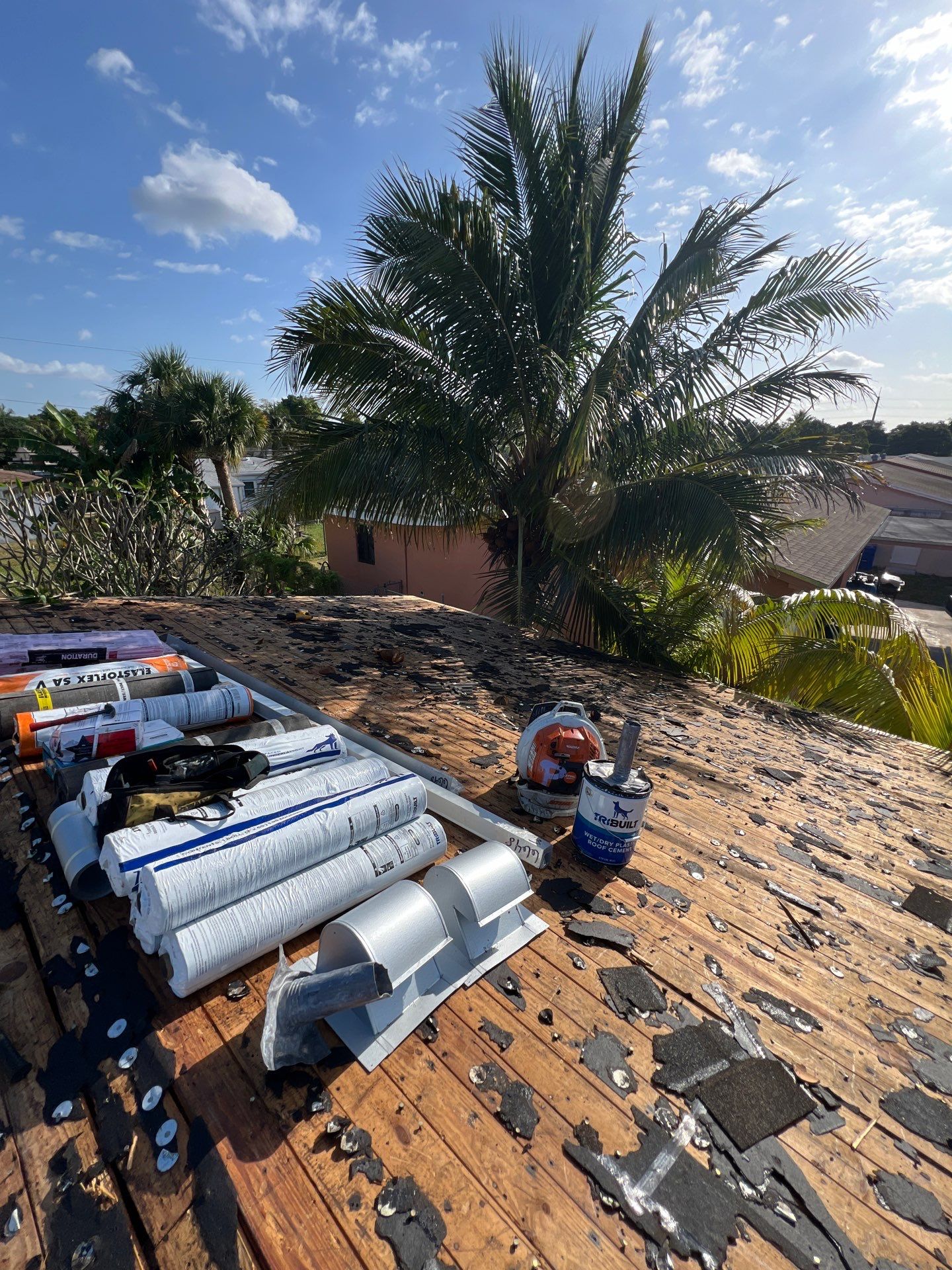 Beautiful Blue Shingle Re-Roof in Hollywood! by First Due Roofing