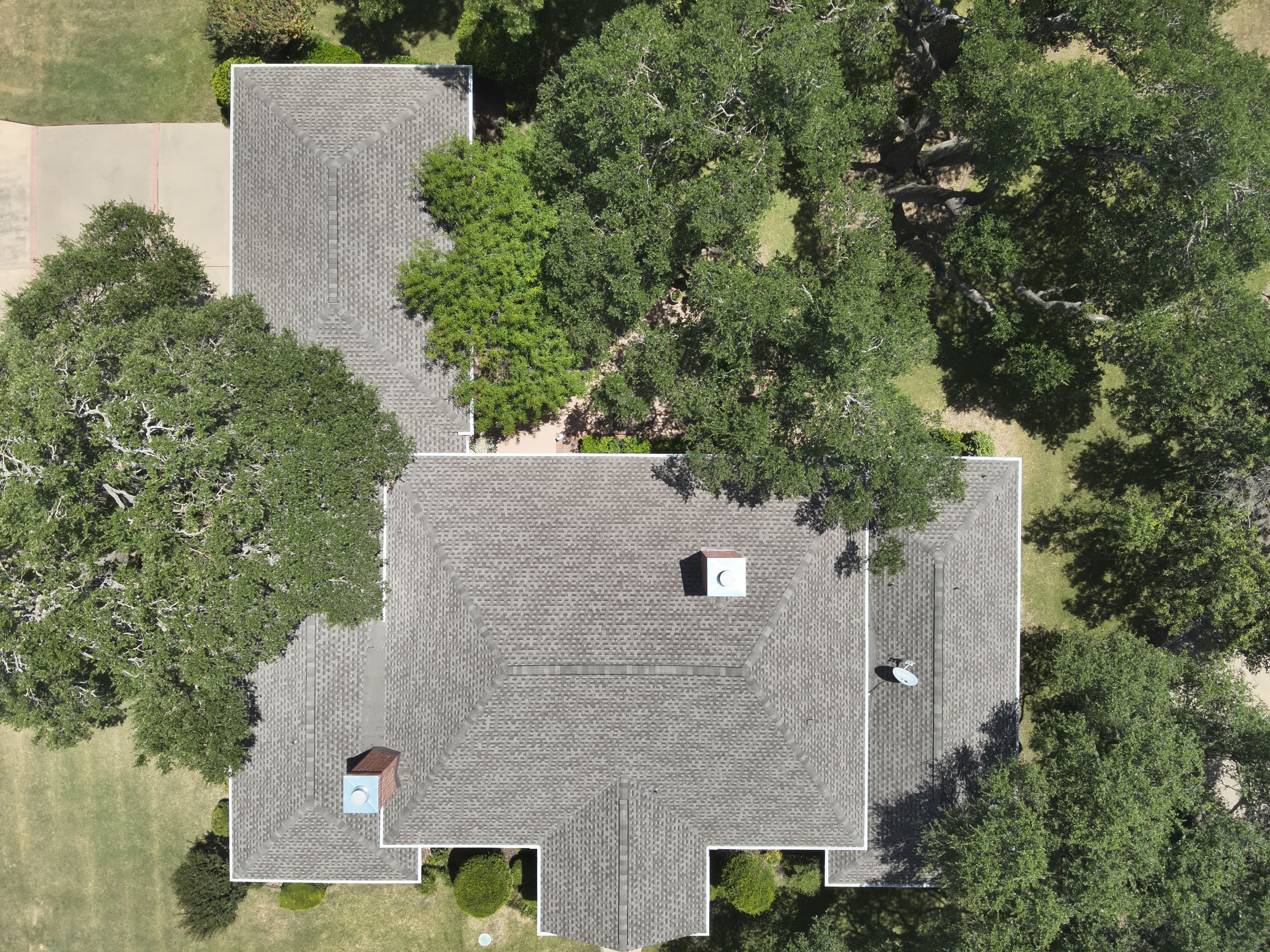 Residential Roof Replacement using GAF - HDZ - Weathered Wood by Action Exteriors