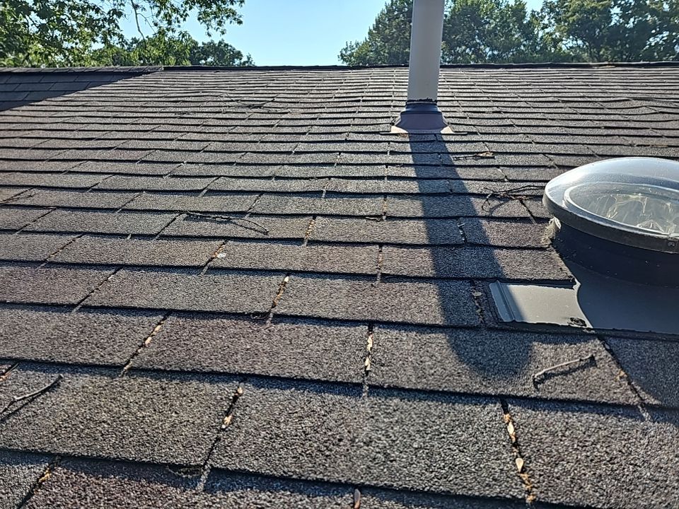 Atlas Pinnacle, Color: Weathered Wood, Drip Edge: Color: Royal Brown by Eagle Eye Roofing