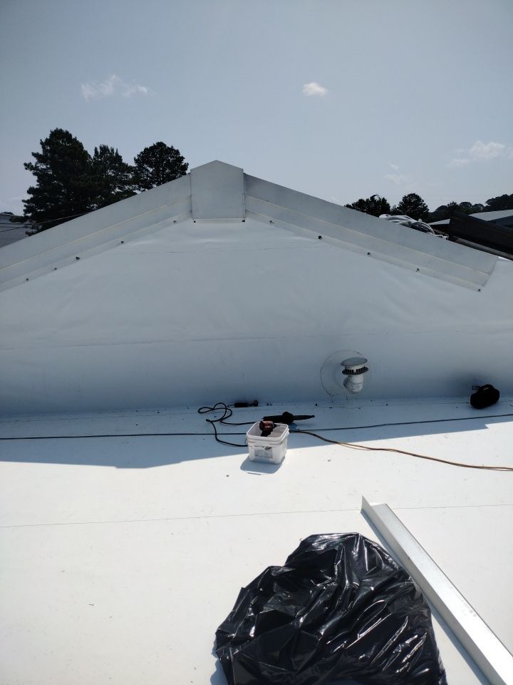 Office Building in Magnolia by Hostetler Roofing