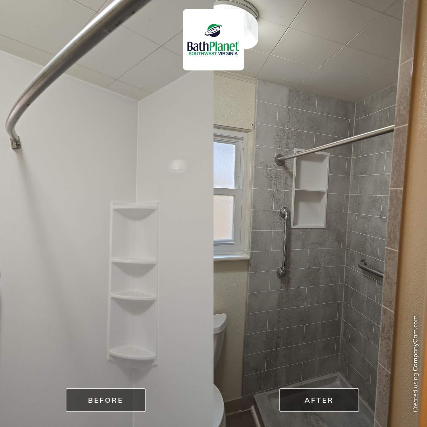 Tub to Shower by BathPlanet SW Virginia