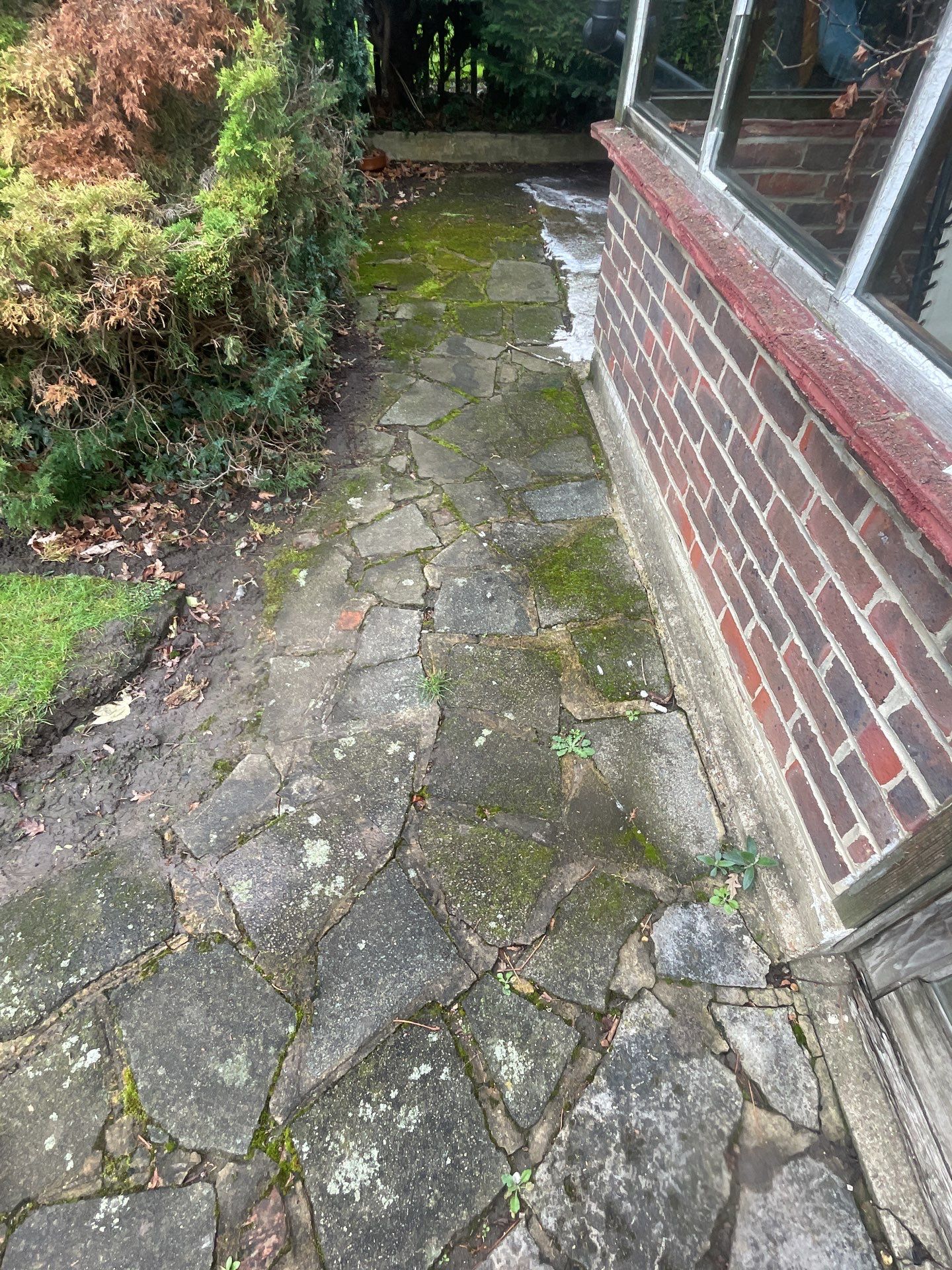 Driveway And Patio Clean using honda 21 ltr/min by Ges Exterior Cleaning ltd