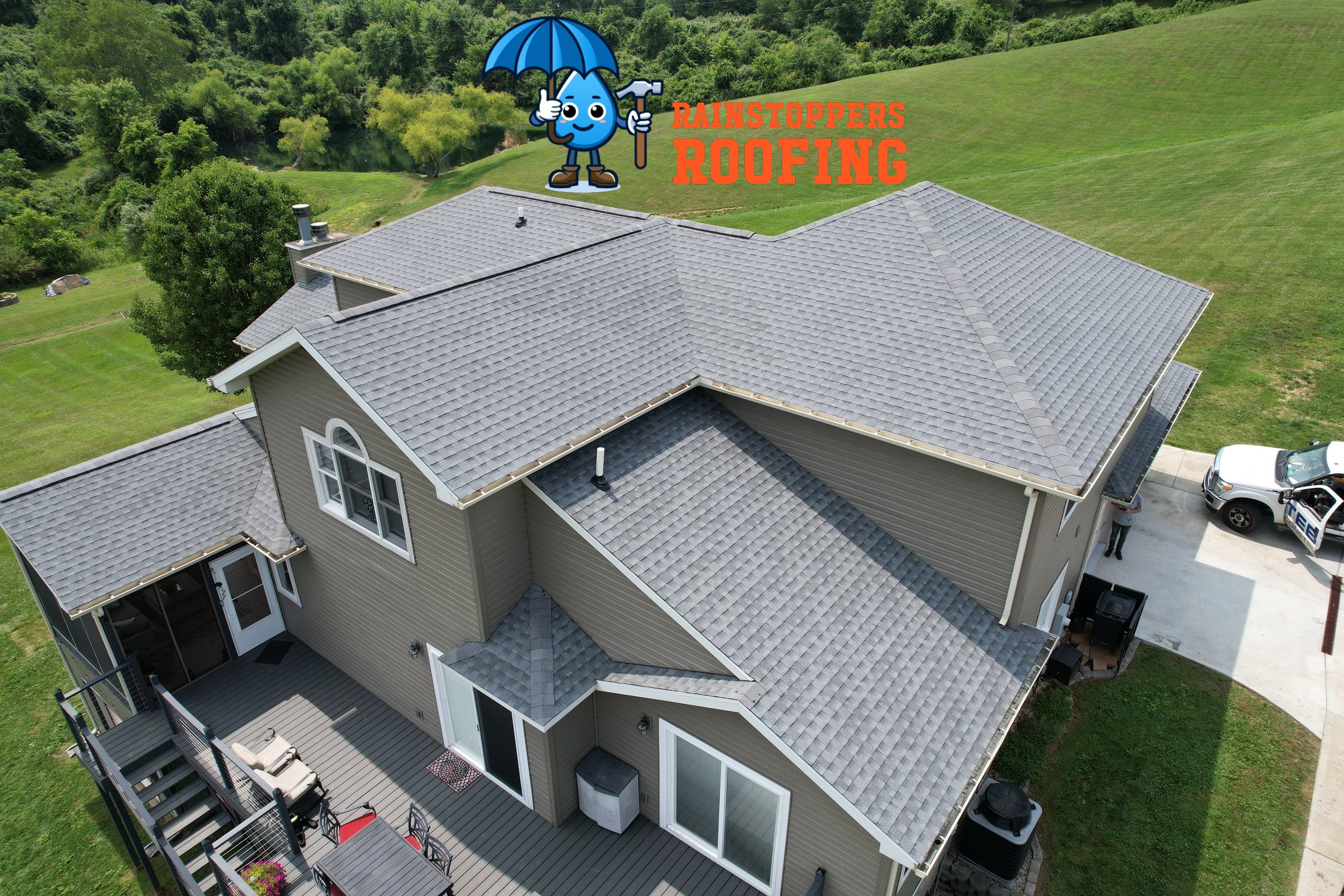 Residential Roofing Installation using GAF Timberline HDZ by Rainstoppers Roofing