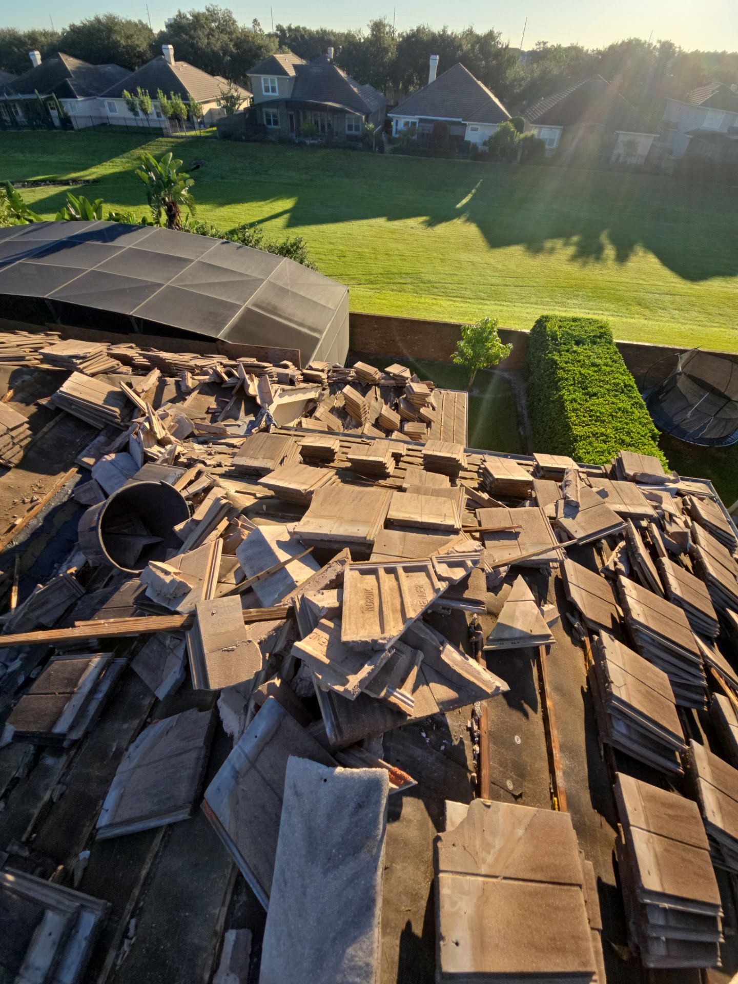 Full Concrete Tile Roof Replacement with Polyglass Underlayment in Orlando by Fortified Roofing Solutions Corp.