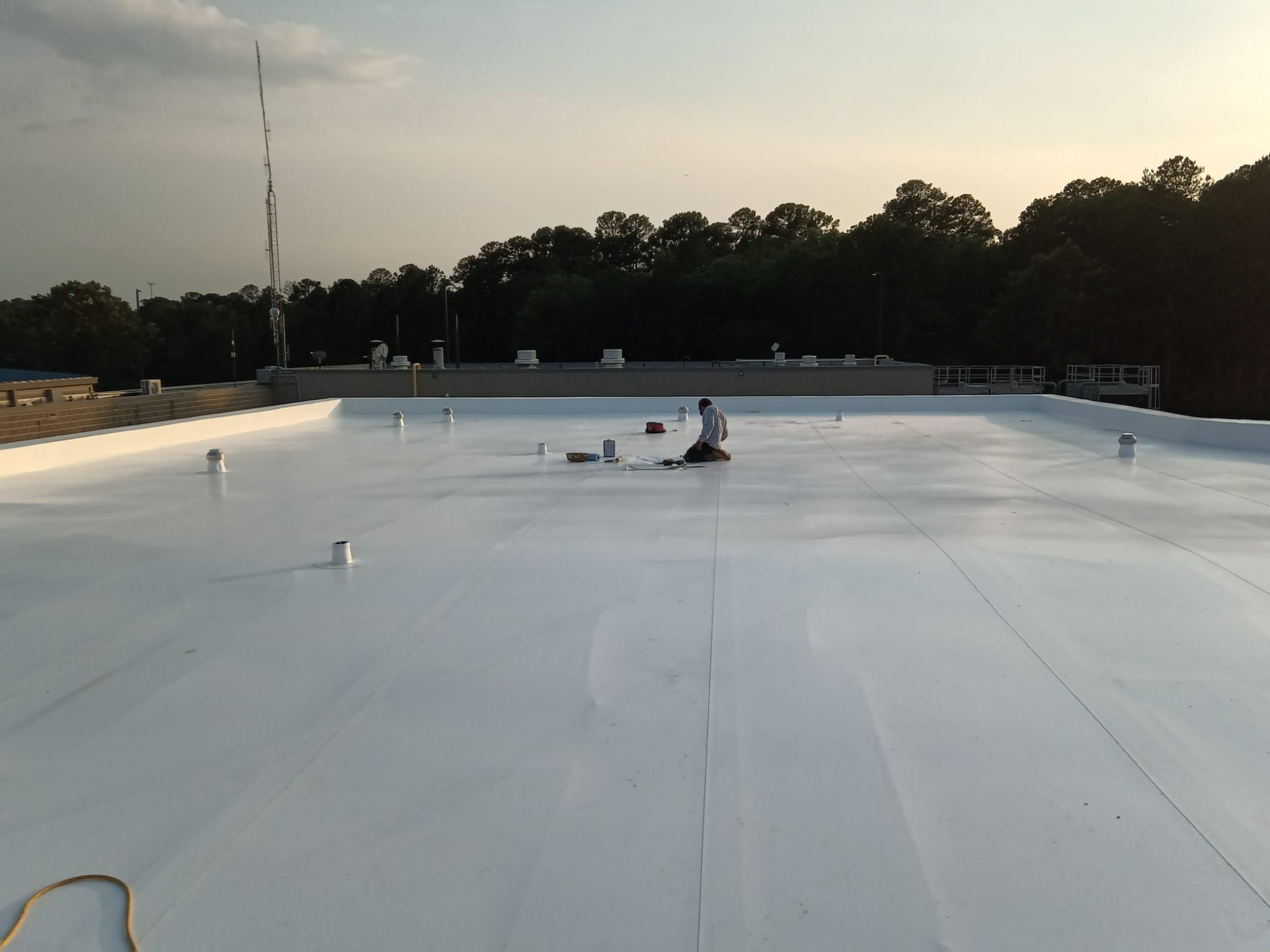 Choctaw Nation Hospital - Med Surg Building by Hostetler Roofing