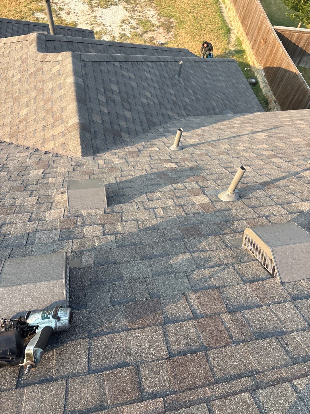 Residential Roof Replacement using ATLAS PROLAM WEATHER WOOD by Elite Roofing LLC