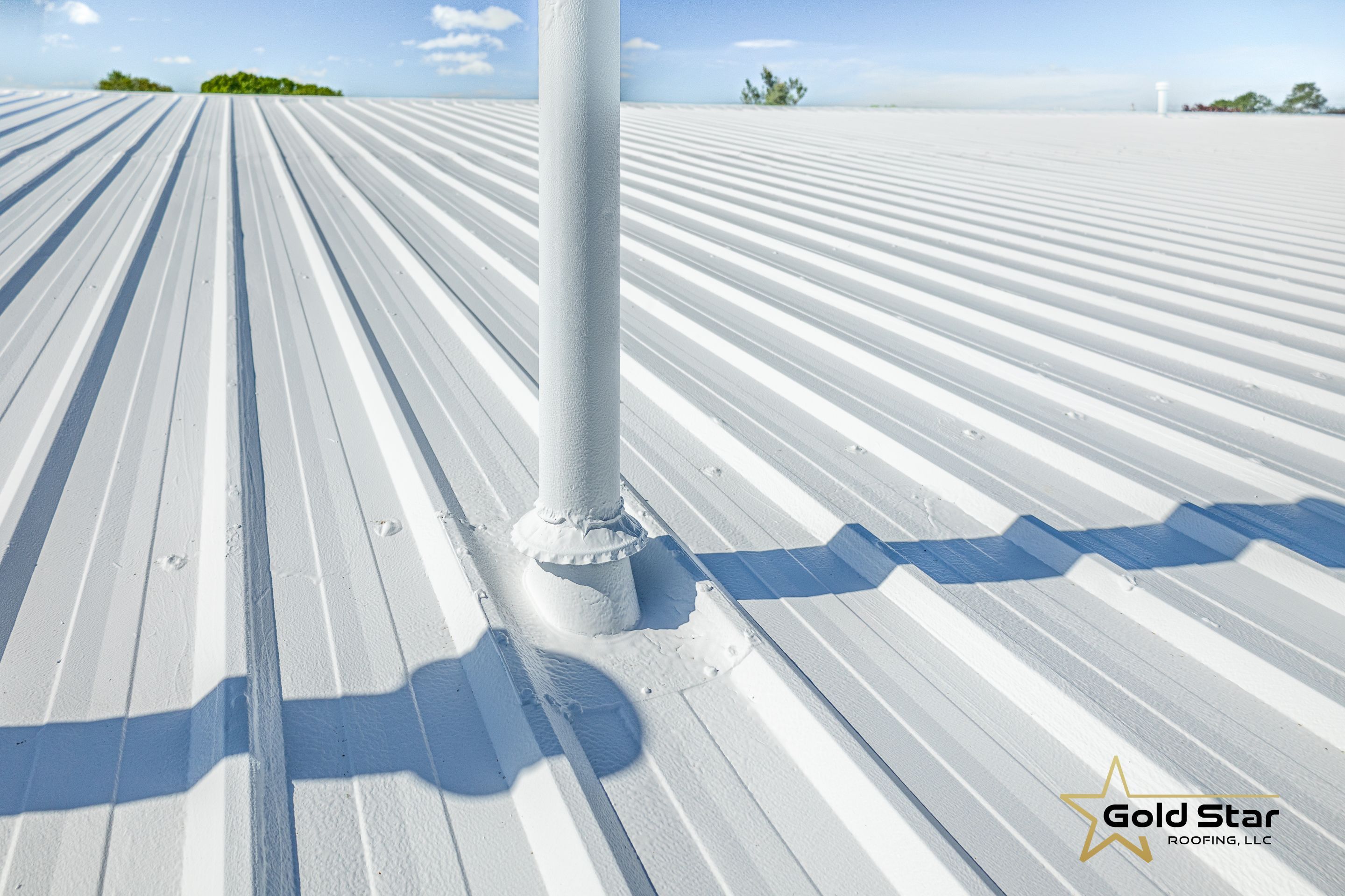 Berea Ohio Metal Roof Coating by Gold Star Roofing LLC 