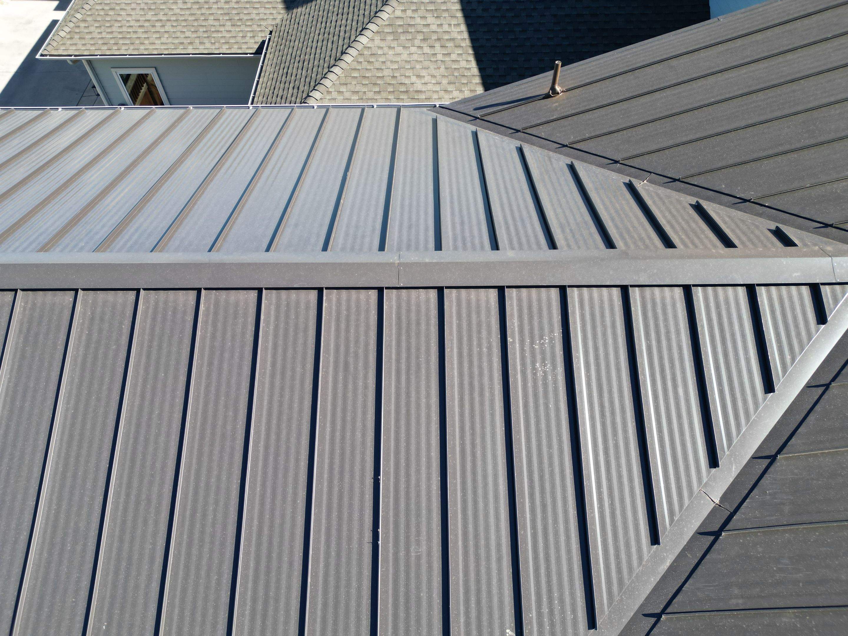 Dark Bronze Standing Seam Metal Roof by RoofsOnly.com