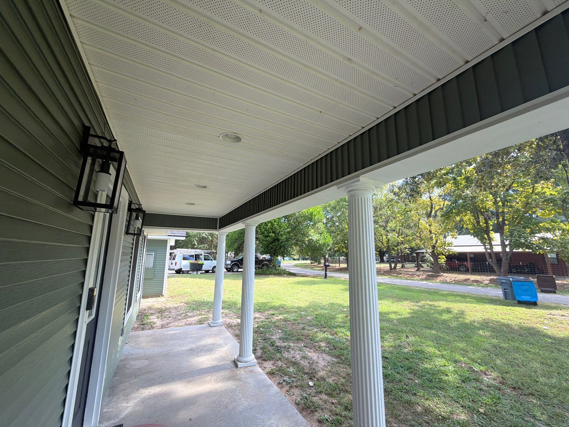 From Aged Yellow to Fresh Green in Frankston, Texas by Quality Coats Painting