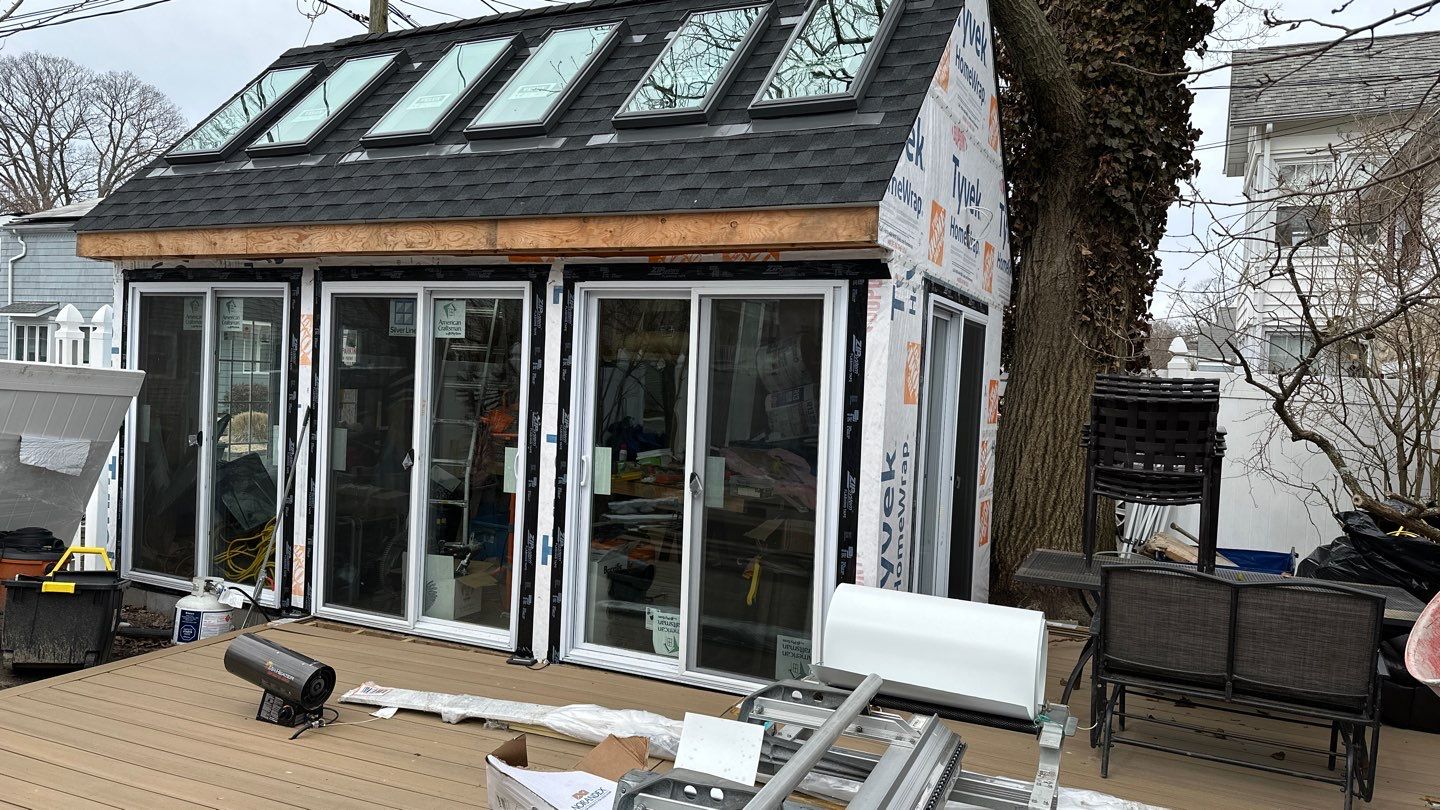 Siding Installation using Hardie Plank Aged Pewter by A Plus Exterior