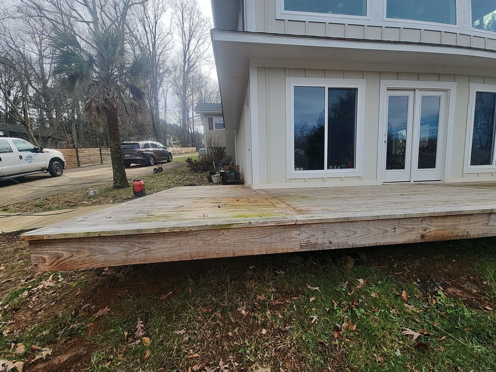 Weathered Deck using Wood Sealant by DuraSeal